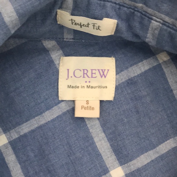 J Crew 3/4 button down - Picture 2 of 2